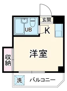 小田コーポ【1階】の間取り