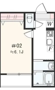 アザーレ・パッシオ本厚木B【1階】の間取り