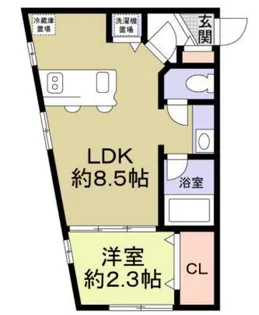 ボナチッタ3号棟【2階】の間取り