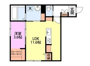 SOLANA O.K.A【1階】の間取り