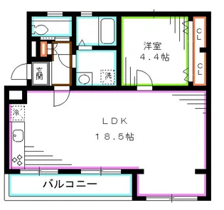 東京都武蔵野市吉祥寺南町3【マンション】の間取り