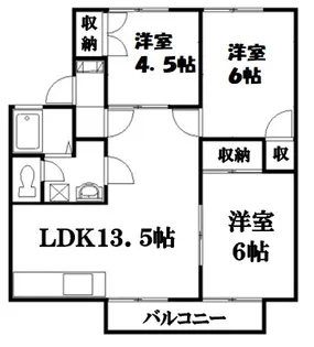 アークヒルズWATANABE 5頭【2階】の間取り