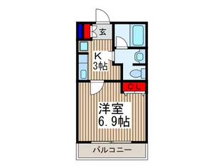 メゾン武蔵浦和【5階】の間取り