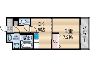 フローラルエヴァン【1階】の間取り