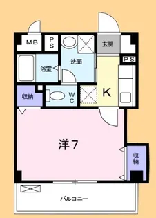 ラ ヴィ アン ローズ【1階】の間取り