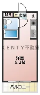 パレ・ドール蒲田II【4階】の間取り