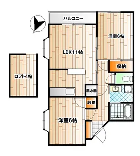 ステータスしらね【2階】の間取り