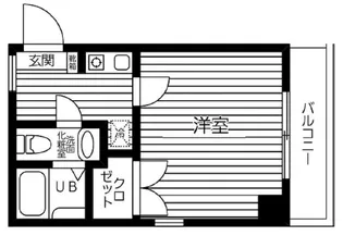 ベルザ平和島【7階】の間取り
