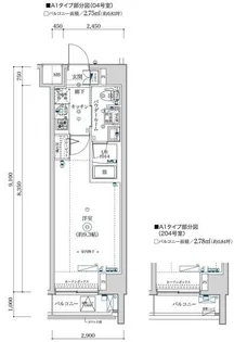 スクエアシティ向島【6階】の間取り