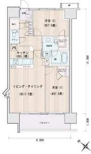 東京都江東区豊洲3【マンション】の間取り