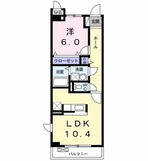 ロイヤル・レジデンス壱番館【3階】の間取り