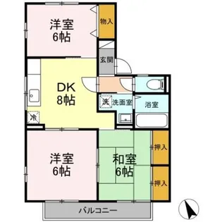 ピュアOGAWA【2階】の間取り