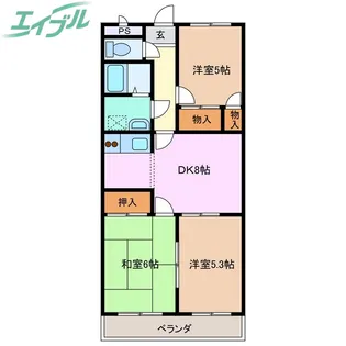 グランシャリオ N【3階】の間取り