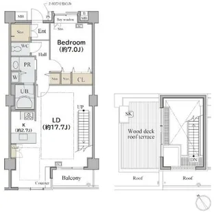 東京都渋谷区広尾3【マンション】の間取り