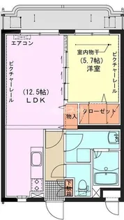 ユーミー金泉寺【2階】の間取り
