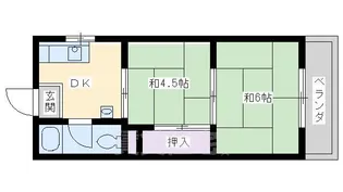 第3王子マンション【5階】の間取り