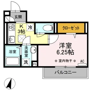 ポゥローニア湘南【1階】の間取り