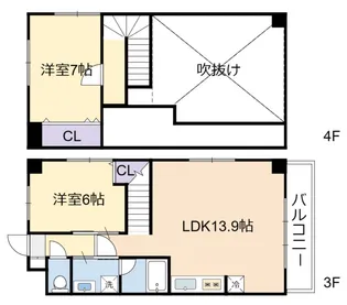 Forza【3階】の間取り
