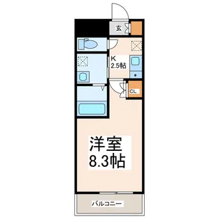 メイン24【2階】の間取り