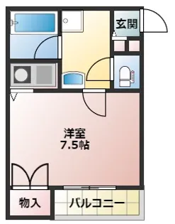 パルミラ浜【2階】の間取り