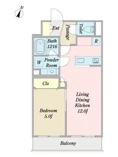 ヴァンヴェール石神井公園【4階】の間取り