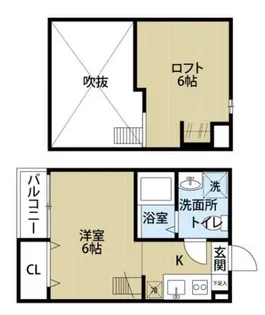 フィオーレ【1階】の間取り