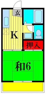 メゾンド・イナガキ【2階】の間取り