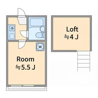 エクセレント早宮【1階】の間取り