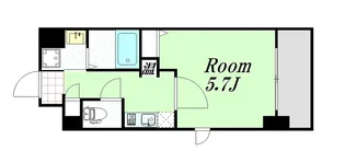 グレイスレジデンス大阪WEST【3階】の間取り