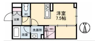 シャーメゾンステージ宇品東【3階】の間取り