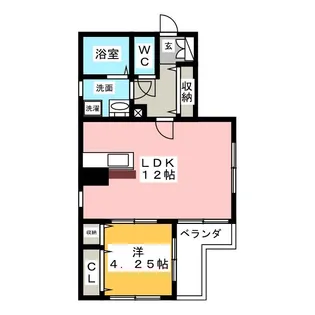 G flat 川名【3階】の間取り