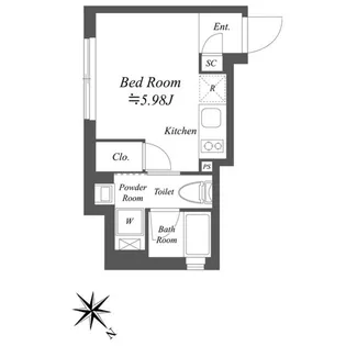 ファーレ大塚II【4階】の間取り