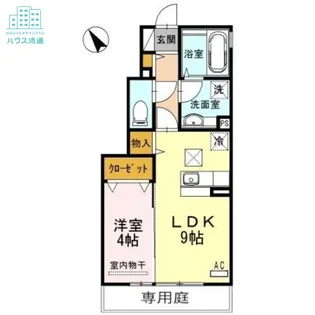 ウィットボヌール【1階】の間取り