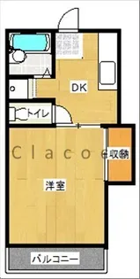 麻田ハイツB【1階】の間取り