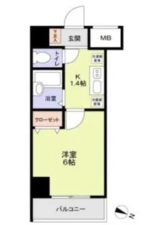 ロリエ笹塚【3階】の間取り
