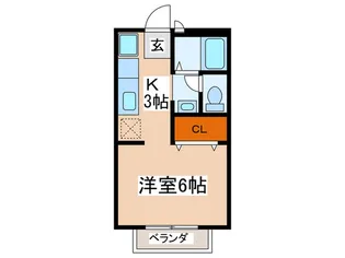 グレースハイツ【2階】の間取り