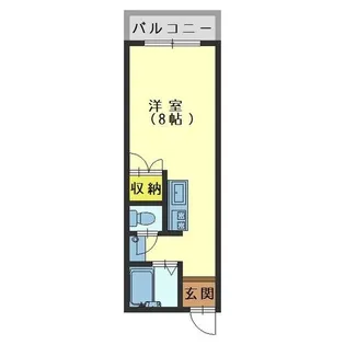 シャトルフジナガII【3階】の間取り