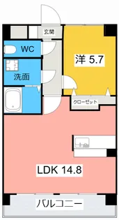 クリアーレ【1階】の間取り