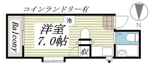 ラ・レジダンス・ド・リュックス【2階】の間取り