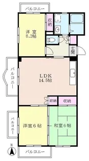 オーナービラ鈴木【1階】の間取り