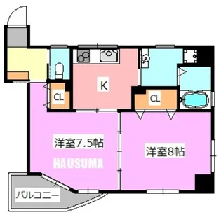 文京ツインタワー【3階】の間取り