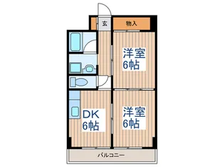 メゾンド-ル福田町【3階】の間取り