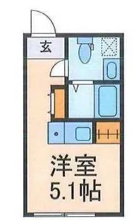 HJ PLACE HATAGAYA【4階】の間取り