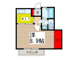 メゾンクリステーナ【3階】の間取り