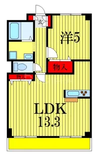 シャイネン市川【2階】の間取り