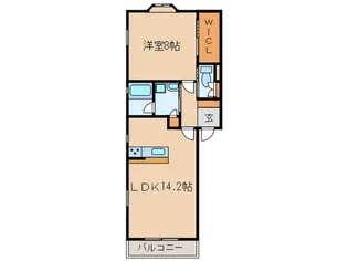 メナーS【2階】の間取り