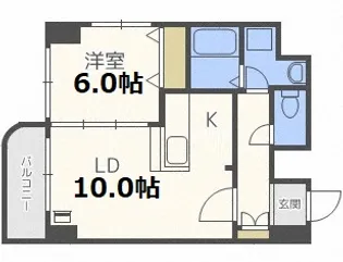 ブリッジひばりが丘【3階】の間取り