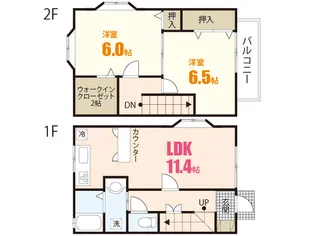 リトルWIII【1階】の間取り