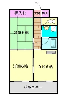 Dio-HoriI号棟【3階】の間取り