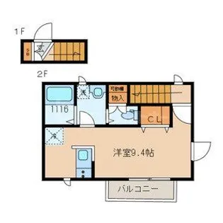COZY HOUSE【2階】の間取り